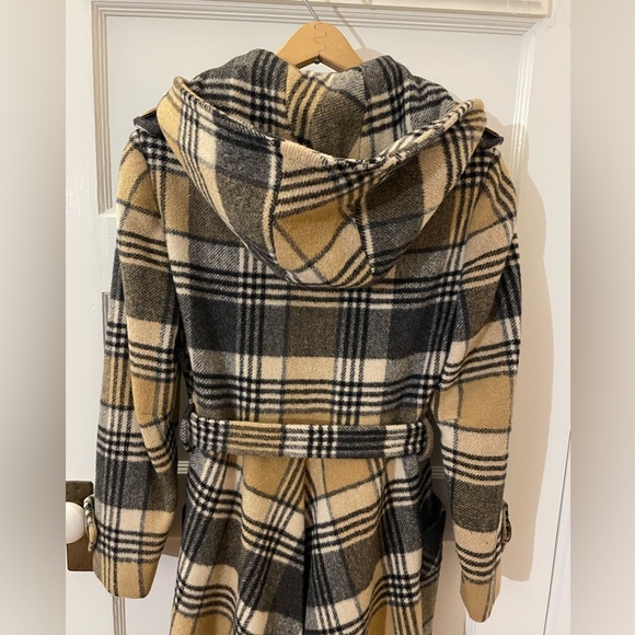 Vintage 1970’s Plaid Wool Coat - Picture 4 of 14